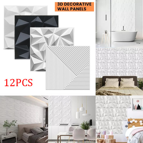 12pcs wall panels - 3d, covering