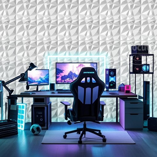 Pack wall panels diamond - 3d,