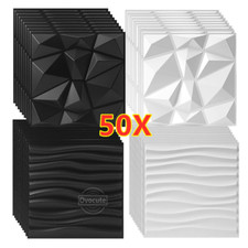 50Pcs 3D Wall Panels Diamond
