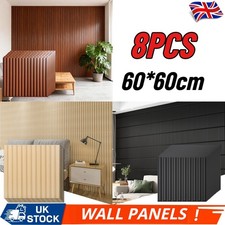 8PCS 60*60cm 3D Wall Panels