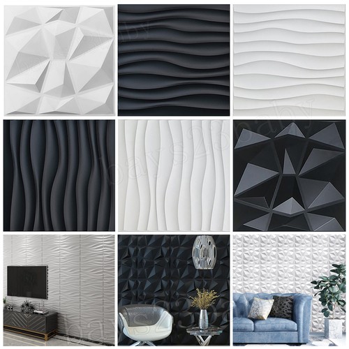 40x wall panels diamond - 3d,